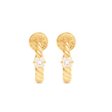 Everyday Twist Hoops - CZ
