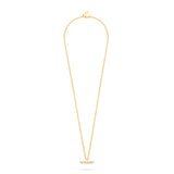 T - Bar Pendant Necklace - CZ