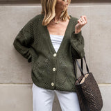 Florence Oversized Cardigan - Khaki