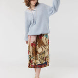 Vanessa Midi Skirt - Oriental
