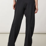 Round Cut Trousers - Black