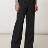 Essential Pallazzo Trousers - Black