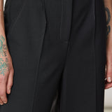 Essential Pallazzo Trousers - Black