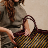 Monet Stripes Bag - Curry/Night/Barolo