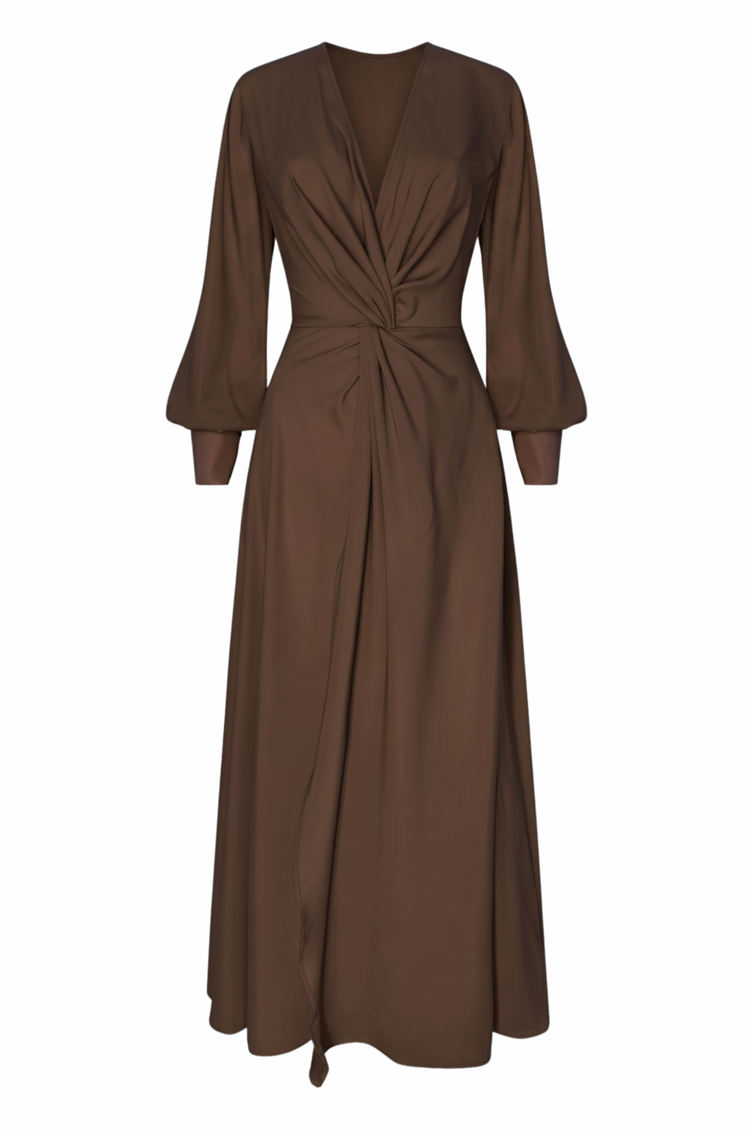 Palm Beach Club Long Dress -  Café