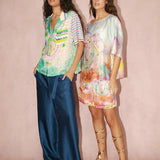 Ellen Wrapped Trousers - Navy