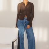 Gigi Cardigan - Brown