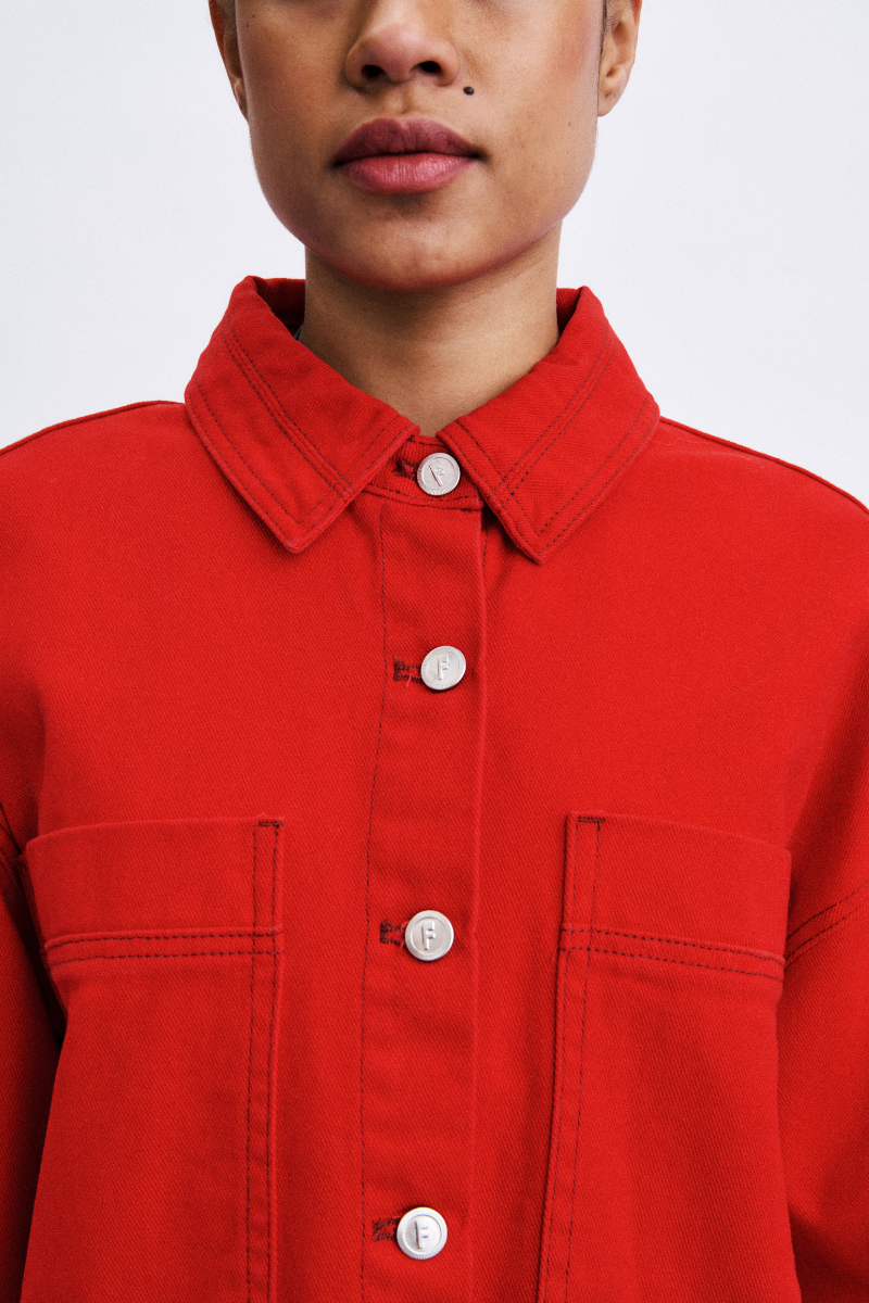 Shiretoko Overshirt - Red