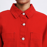 Shiretoko Overshirt - Red