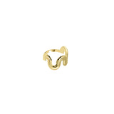 Swirl Solid Ring - Gold