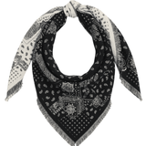 Large Triangle Bandana Scarf - Black