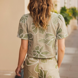 Grace & Maude Daisy Top - Green