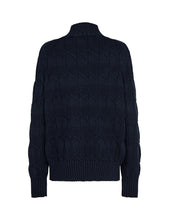 Load image into Gallery viewer, Levete Room Danni 3 Turtleneck - Navy
