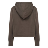 Lr Nuka 9 Zip Hoodie Cardigan - Coffee