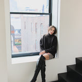 LR Perle 3 Turtleneck Jumper - After Dark