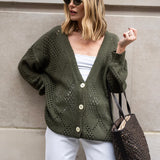 Florence Oversized Cardigan - Khaki