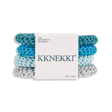 Kknekki Bundle 64 - 4Pcs Hairband - Blue/Silver