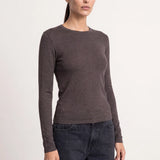 LR-Josephine 1 T-shirt - Dark Brown