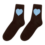 Heart Socks - Cocoa/Splash