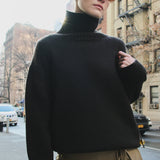 LR Perle 3 Turtleneck Jumper - After Dark