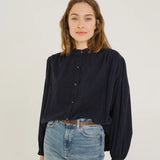 Giannita Marine Blouse - Navy