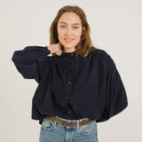 Giannita Marine Blouse - Navy