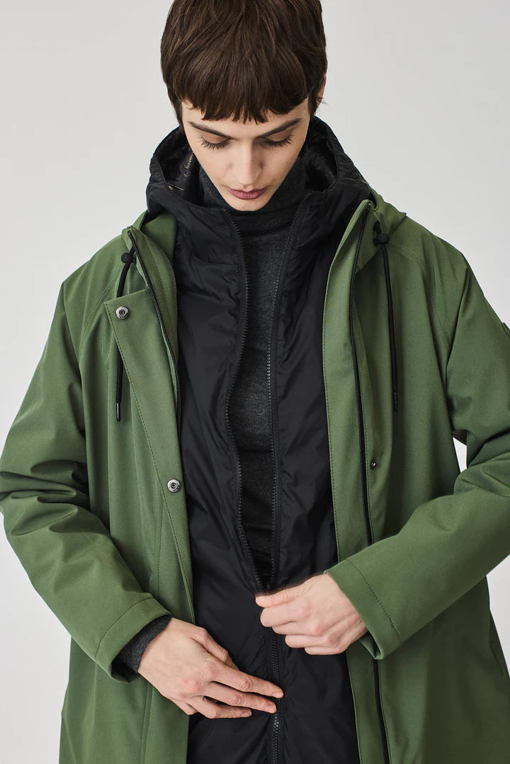 Oluja Raincoat - Bronze Green