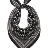 Multi-key print scarf - Black