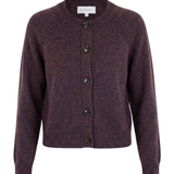 Blythe Cardigan - Maroon Chine