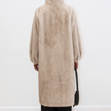 Victory Faux Fur Coat - Beige