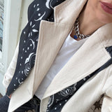 Large Bandana Scarf - Slate Blue