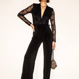 Taylor Jumpsuit - Black Lace