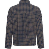 MWLennie Boxy Check Shirt - Dark Sapphire