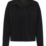 HelleMW Polo Blouse - Black