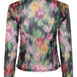 GZFadia P Shirt - Red Faded Flower
