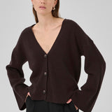 HuxiMW Cardigan - Espresso