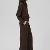VittaMW Trousers - Espresso Stripe