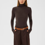 GZNinia Roll Neck Top - Mole