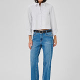 JeanMW Short Shirt - Pearl Blue