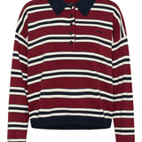GZPaige Polo Jumper - Cabernet/Captain