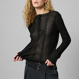 MWHaddis Knit Blouse - Black