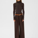 GZNinia Roll Neck Top - Mole