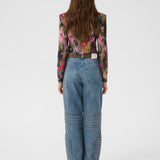 GZFadia P Shirt - Red Faded Flower