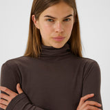 GZNinia Roll Neck Top - Mole
