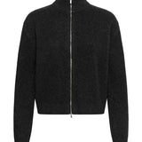MWTracy Zip Cardigan - Dark Grey