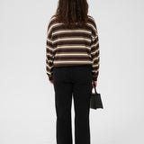 GZPaige Polo Jumper - Mole/Dark Beech