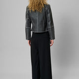 MWBibi Leather Jacket - Medium Grey