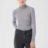 NiniaGZ Roll Neck Top - Grey Melange