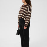 GZPaige Polo Jumper - Mole/Dark Beech