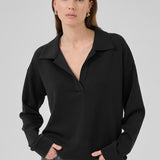 HelleMW Polo Blouse - Black